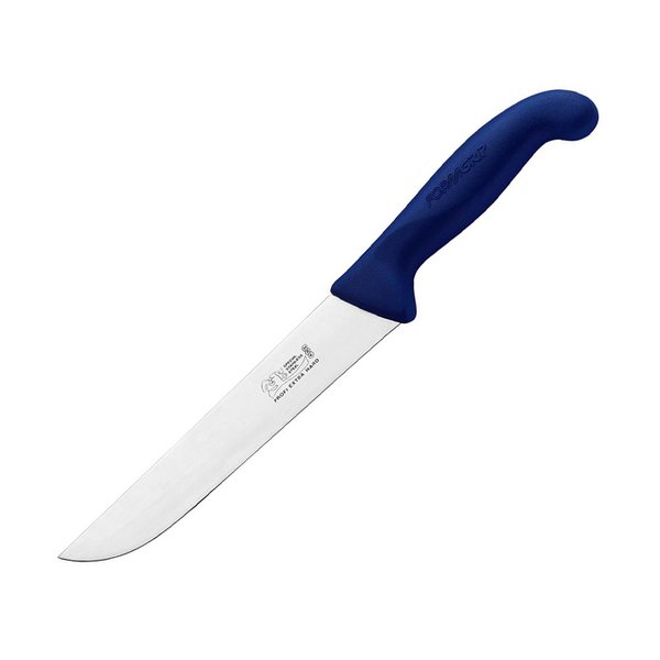 KDS Fleischermesser PROFI Line 8 breit, blau. Klingenlänge 200 mm